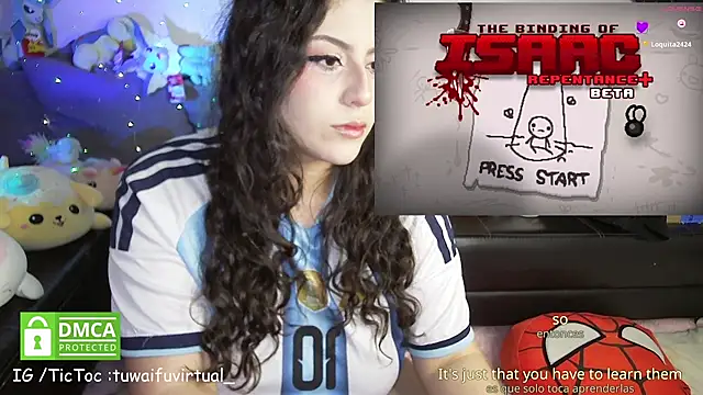 Snapshot of TuWaifuVirtual1 chatting on July 12, 2026, 2:35 am TuWaifuVirtual1 online show from July 12, 2026, 2:35 am