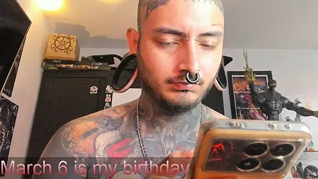 DEATHINK666XX online show from March 3, 2025, 4:03 pm