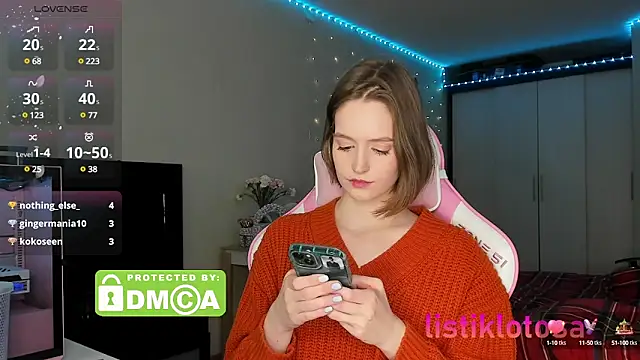 Snapshot of kokome12 chatting on December 11, 2024, 2:30 am kokome12 online show from December 11, 2024, 2:30 am