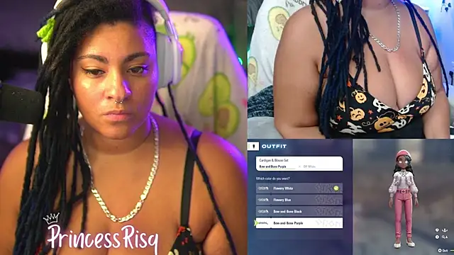 PrincessRisq online show from October 25, 2025, 1:24 am